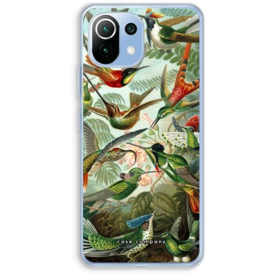 Afbeelding van Case Company® hoesje geschikt voor Xiaomi Mi 11 Lite Haeckel Trochilidae Soft Cover Telefoonhoesje Bescherming aan alle Kanten en Schermrand