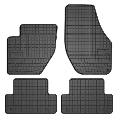 Afbeelding van FROGUM 547044 Vloermatset Rubber voor en achter 4 Zwart Op maat gemaakt VOLVO: V40 Hatchback