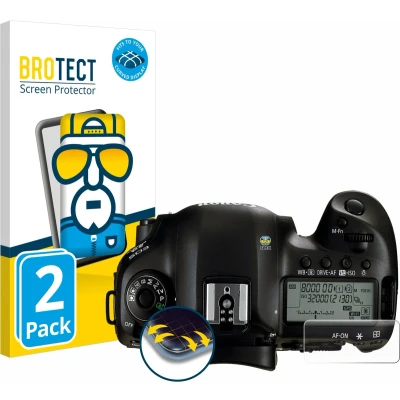 Afbeelding van BROTECT Screenprotector voor Canon EOS 5D Mark IV (Schouderdisplay) Folie Beschermfolie transparant volledig dekking (2 Stuks)