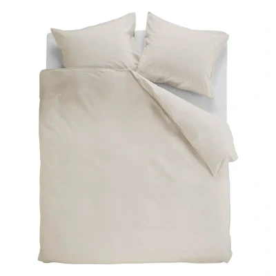 Afbeelding van Ambiante Cotton Uni dekbedovertrek Lits Jumeaux 240x200/220 Zand