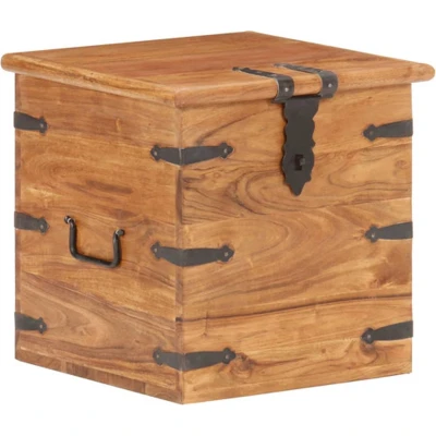 Afbeelding van vidaXL Kist 40x40x40 cm massief acaciahout