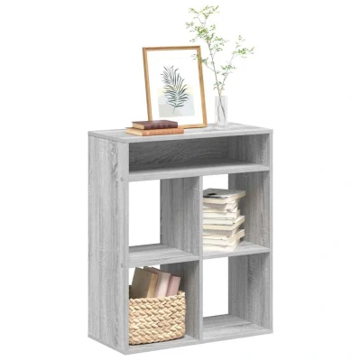 Afbeelding van vidaXL Boekenkast 66x31x80 cm bewerkt hout grijs sonoma eikenkleurig