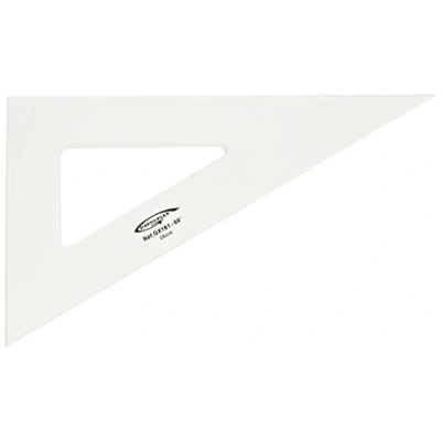 Image de Equerre 60 3 bords droits 26 cm graphoplex