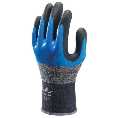 Afbeelding van SHOWA 376R handschoenen donkergrijs/grijs/blauw/zwart 6/S