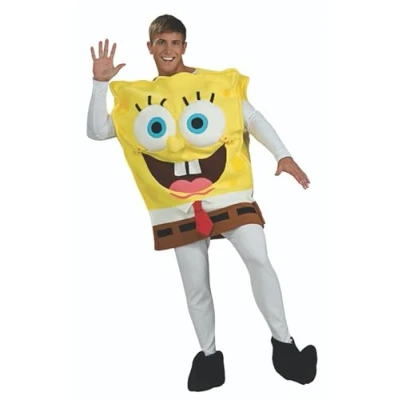 Afbeelding van Rubies 888767 STD Spongebob kostuum voor heren, eenheidsmaat