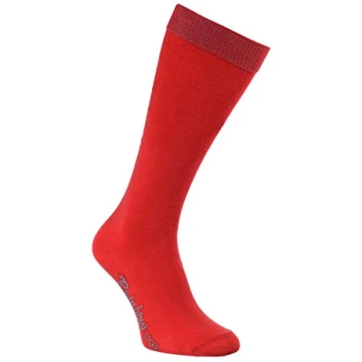 Afbeelding van Rainbow Socks Jongens, meisjes, hoge sokken van katoen, 1 x rood