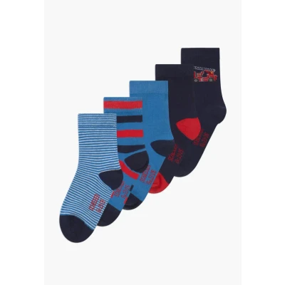 Afbeelding van Schiesser Jungs 5 PACK Sokken multicoloured voor kinderen, Maat: 23 26, Multi/coloured