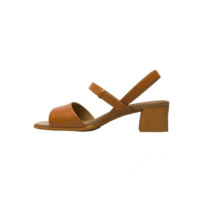 Afbeelding van Camper Katie Sandalen, Dames, Maat: 39, Braun Leer en textiel