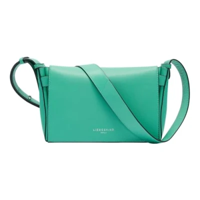 Afbeelding van LIEBESKIND BERLIN Leren Schoudertas Kodiaq Sheep Hilla Crossbody Bag Jade Groene