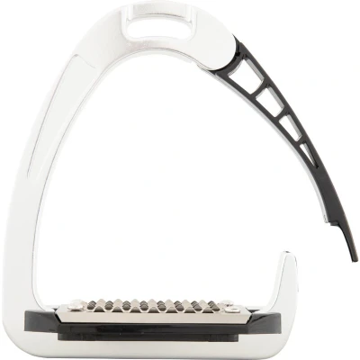 Afbeelding van Acavallo Stijgbeugels Arena AluPRO Junior Alu/Zwart 10,5 cm
