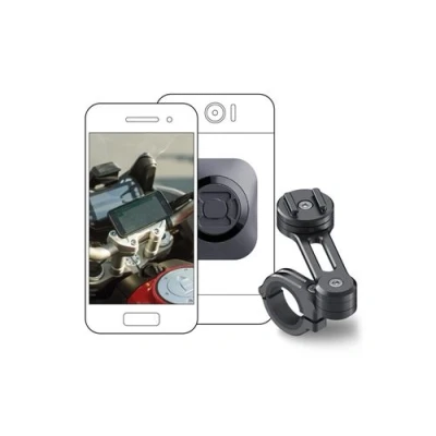 Image de Pack complet SP CONNECT Moto Bundle fixé sur guidon universel