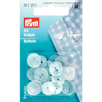 Afbeelding van Pym Plastic Pyjama (13 mm) Knopen 1 stuk