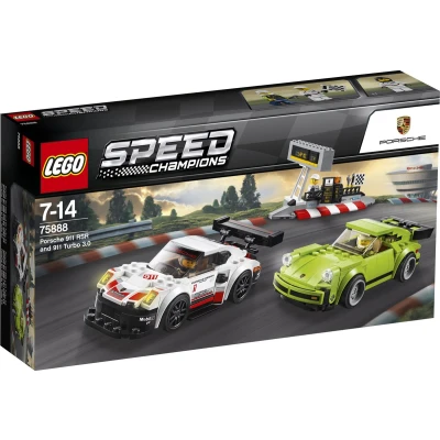 Afbeelding van LEGO Speed Champions Porsche 911 RSR en Turbo 3.0 75888