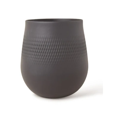 Afbeelding van Villeroy &amp; Boch Collier Carre Vaas Groot 22,5 Cm Zwart