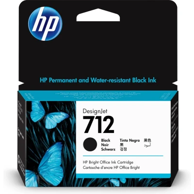 Afbeelding van HP 712 (3ED70A) Inktcartridge Zwart