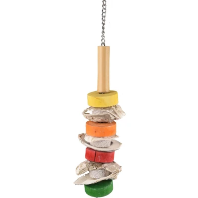Afbeelding van Flamingo Rainbow Ron Speelgoed Vogel Vs Schelp Multi 37cm 1st 127235