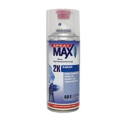 Afbeelding van SprayMax 2K Blanke Lak Hoogglans Spuitbus 400ml Krasvast &amp; Chemisch Bestendig
