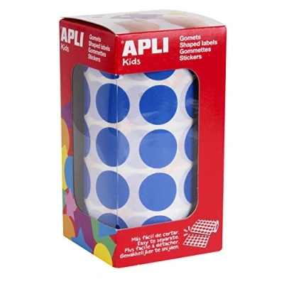 Afbeelding van apli Kindersticker Creative &quot;Rond&quot;, op rol, blauw