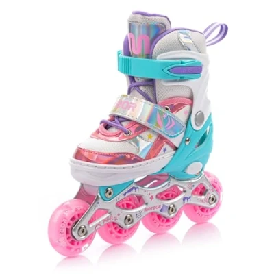Afbeelding van Meteor Lunar Skates Inline Kinderen Verstelbaar M maat 34 37, kleur zwart