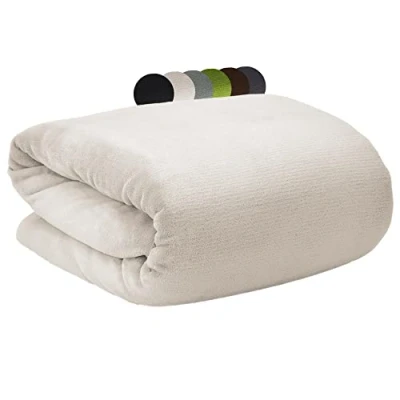 Afbeelding van Beautissu Aurelia Zacht Fleece Deken 220 x 240 cm Plaid Natuur