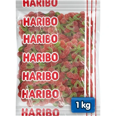 Afbeelding van Haribo Zure Kersen 1 Kilo