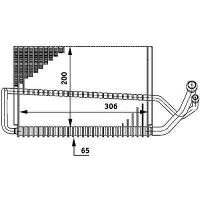 Afbeelding van Mahle Original Airco verdamper AE 56 000P
