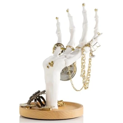 Afbeelding van Suck UK Skelet Hand Organiser en Displaystandaard Sieradendoos