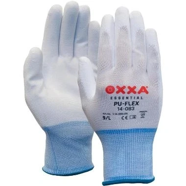 Afbeelding van Oxxa pu flex wit werkhandschoen 14 083 extra large 10