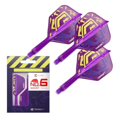Afbeelding van TARGET LUKE LITTLER WORLD CHAMPION K FLEX NO6 FLIGHTS/SHAFTS SHORT