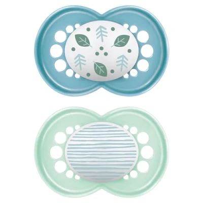 Afbeelding van Siliconen fopspeen Original Blauw (Gerececonditioneerd A+)