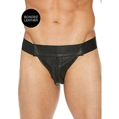 Afbeelding van Shots Ouch! Stoere Jockstrap met Rits S/M blue