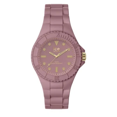 Afbeelding van Ice Watch Generation Case Rose Roze dameshorloge met siliconen armband 019893 (klein), roze, riem,