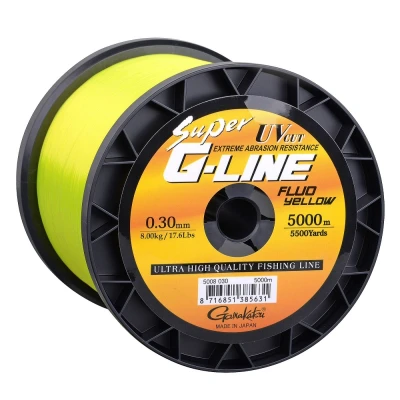 Afbeelding van Gamakatsu Super G Line Fluo Monofilament vislijn 0.3mm (8kg) (5000m) Nylon