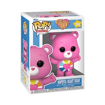 Afbeelding van Funko Pop! Animation: Care Bears 40th Anniversary Hopeful Heart Bear (kans op speciale Glow in the Dark Chase editie)
