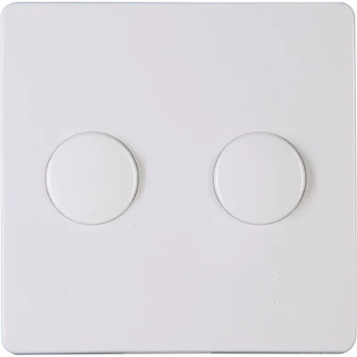 Afbeelding van Kopp Paris Duo Dimmerplaat 70 x 10 mm Arctic Wit