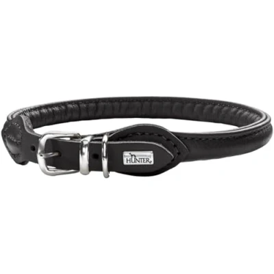 Afbeelding van Hunter Hondenhalsband Round &amp; Soft Zwart