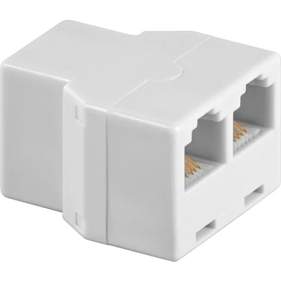 Afbeelding van Goobay ISDN T adapter RJ12 bus (6P6C) &gt; 2x RJ12/RJ225