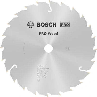 Image de BOSCH 2608640795 lame de scie circulaire Speedline Wood, 184 x 16 2.4 mm, 24T