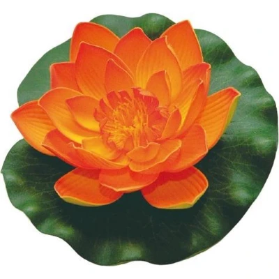 Afbeelding van Velda Waterlelie Lotus 17 Cm Foam Oranje/groen