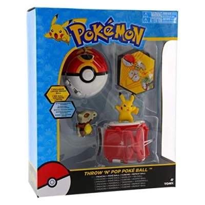 Afbeelding van Pokémon Wurfball Set mit einem Pokeball Pikachu und Poke Ball/Cubone