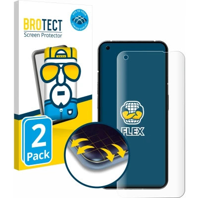 Afbeelding van BROTECT Screenprotector voor Nothing Phone (1) Folie Beschermfolie transparant volledig dekking (2 Stuks)