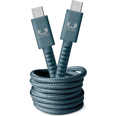 Afbeelding van Fresh &#039;n Rebel Usb c naar kabel 2 meter hoge kwaliteit Dive Blue