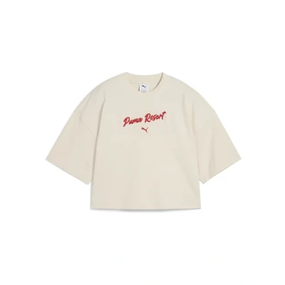 Afbeelding van PUMA PREMIUM Essentials Oversized Graphic Tee Women voor Dames, Maat XL