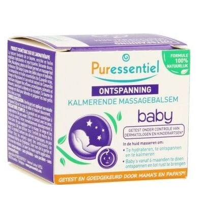 Afbeelding van Puressentiel Détente Kalmerende Baby Massagebalsem 30 ml