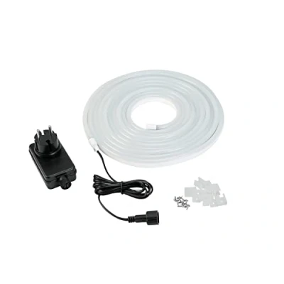 Afbeelding van EUROLITE LED Neon Flex 24V 5m WW Set
