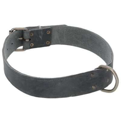 Afbeelding van Adori Halsband Vetleder Met Print Grijs Hondenhalsband 80x4.0 cm