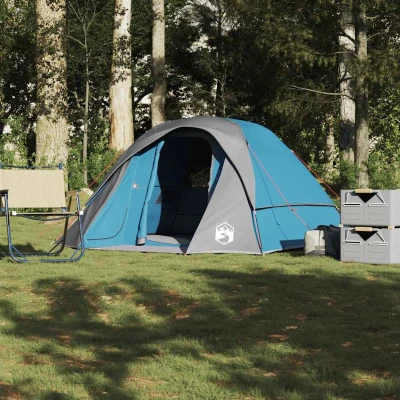 Afbeelding van Tent 4 persoons waterdicht blauw