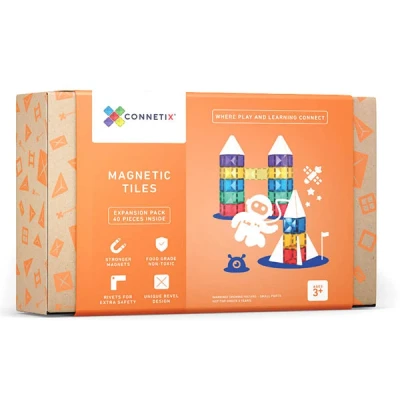 Afbeelding van Connetix magnetische tegels square rainbow 42st