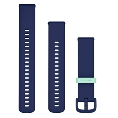 Afbeelding van Garmin Quick release Horlogeband Siliconen 20 mm Navy Geschikt voor Vivoactive 5