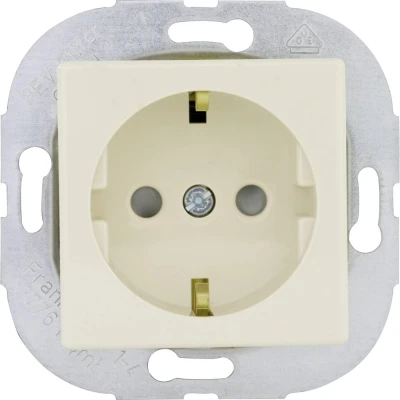 Afbeelding van REV 0236020200 Wandcontactdoos Crème wit